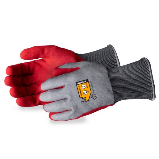 #S18WTLFN- Superior Glove® TenActiv™ Waterproof A4 Cut Resistant Seamless Knit Winter Work Glove with Foam Nitrile Palms